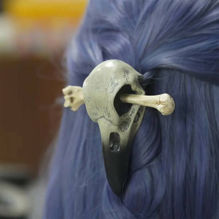 Mad Moonshine hair stick Crow Reliquary – Bild 2