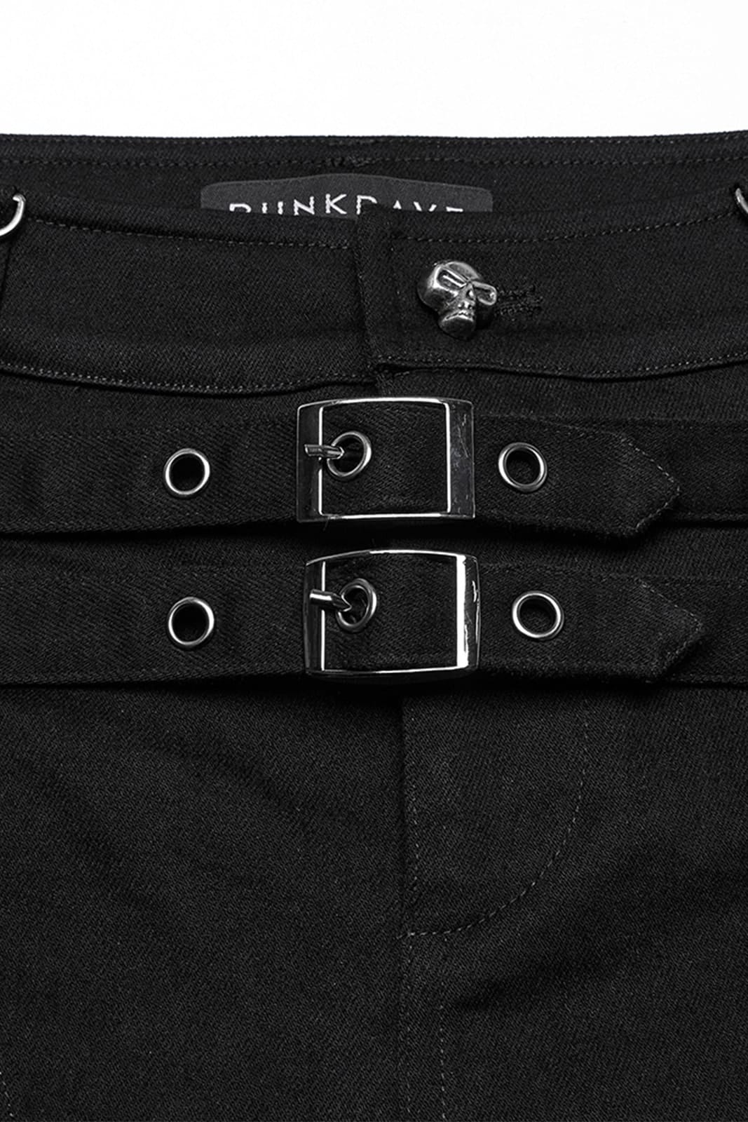Punk Rave Shorts mit Überrock Doomsday Diva – Bild 5