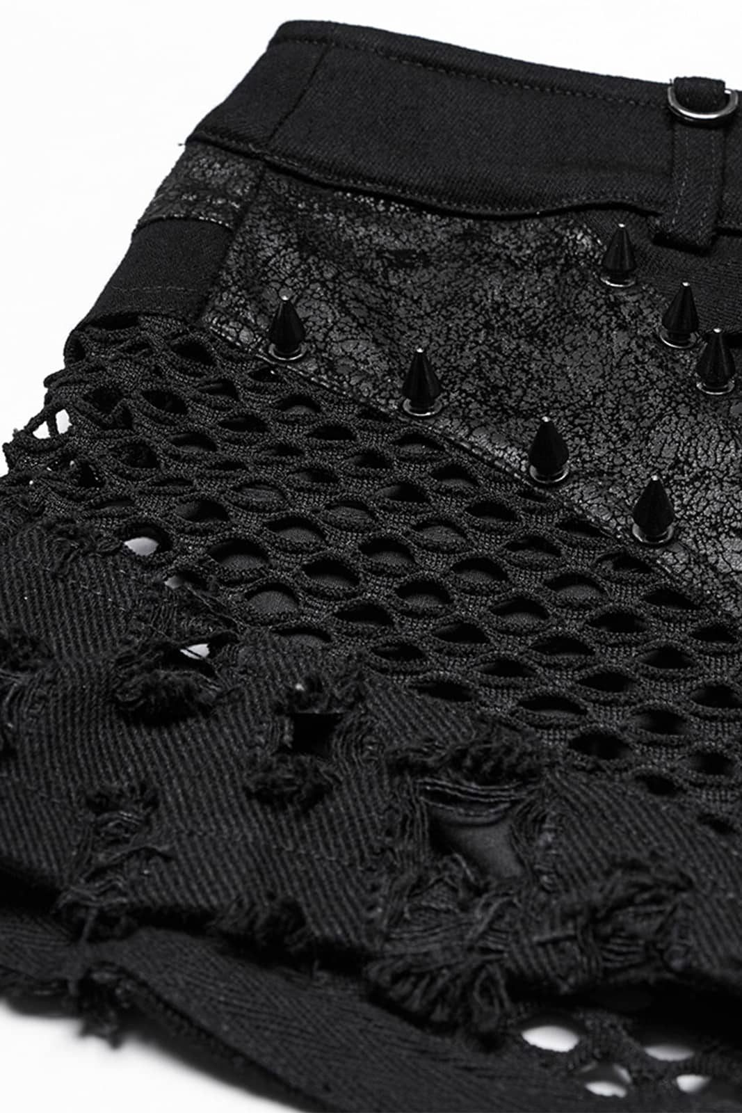 Punk Rave Shorts mit Überrock Doomsday Diva – Bild 6