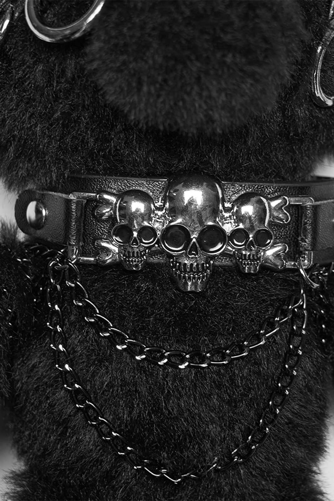 Punk Rave Stofftier Goth Voodoo Bunny Familiar – Bild 4