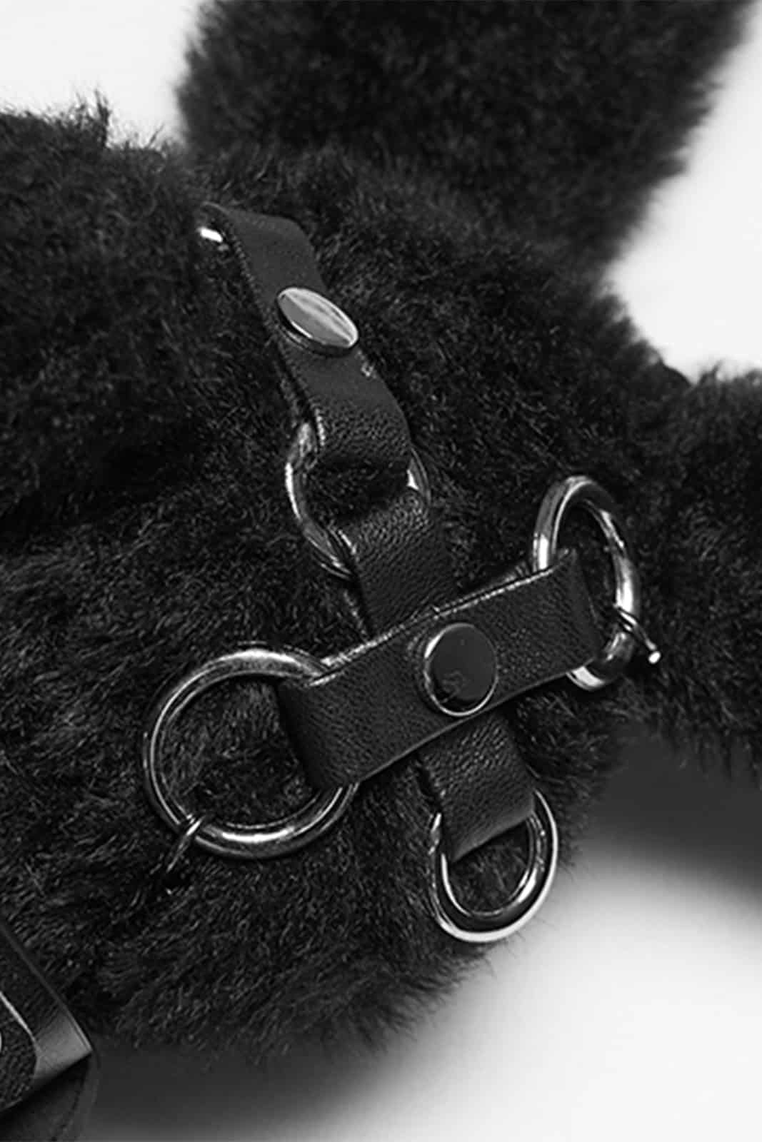 Punk Rave Stofftier Goth Voodoo Bunny Familiar – Bild 6