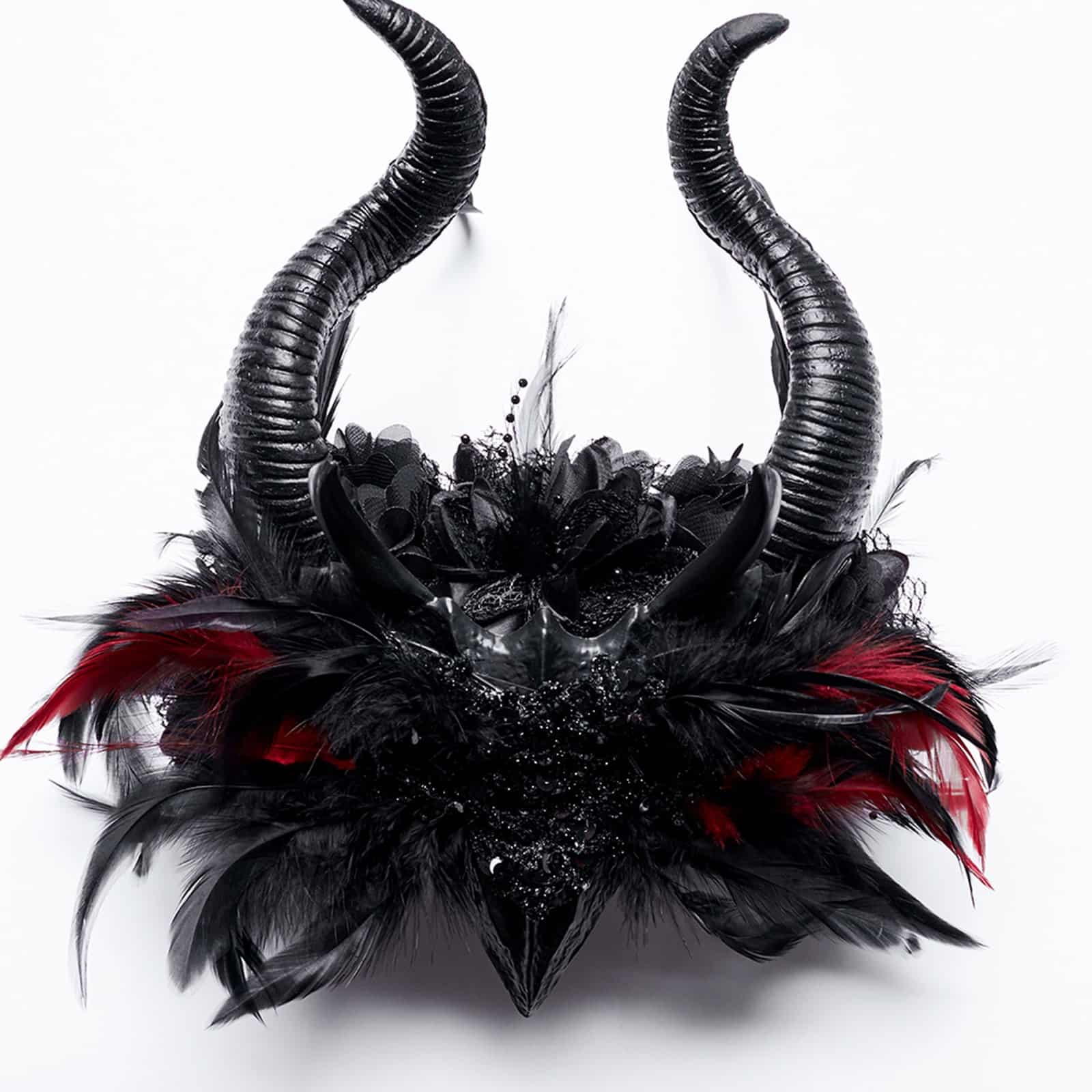 Punk Rave Haarreif Vampires Masquerade Horns – Bild 4